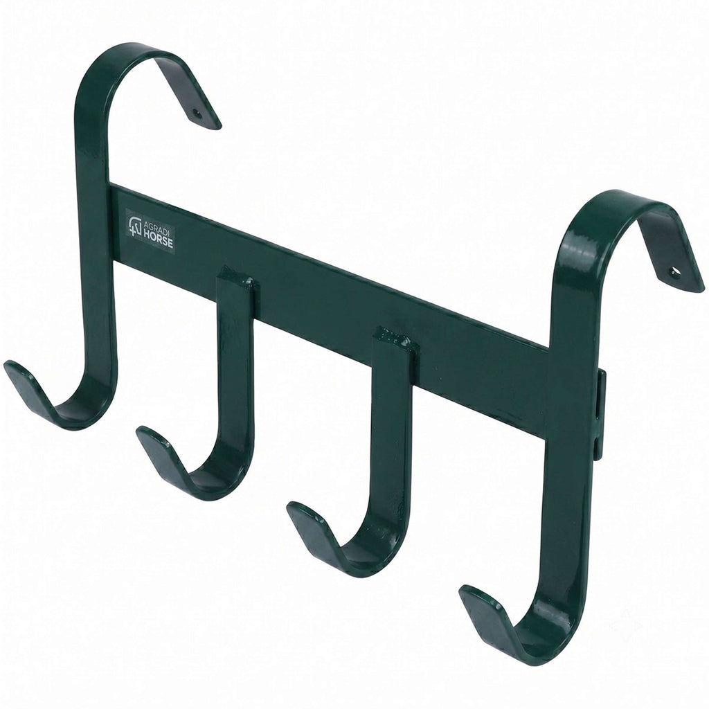 Agradi Horse Appendibriglia con 4 Ganci Verde