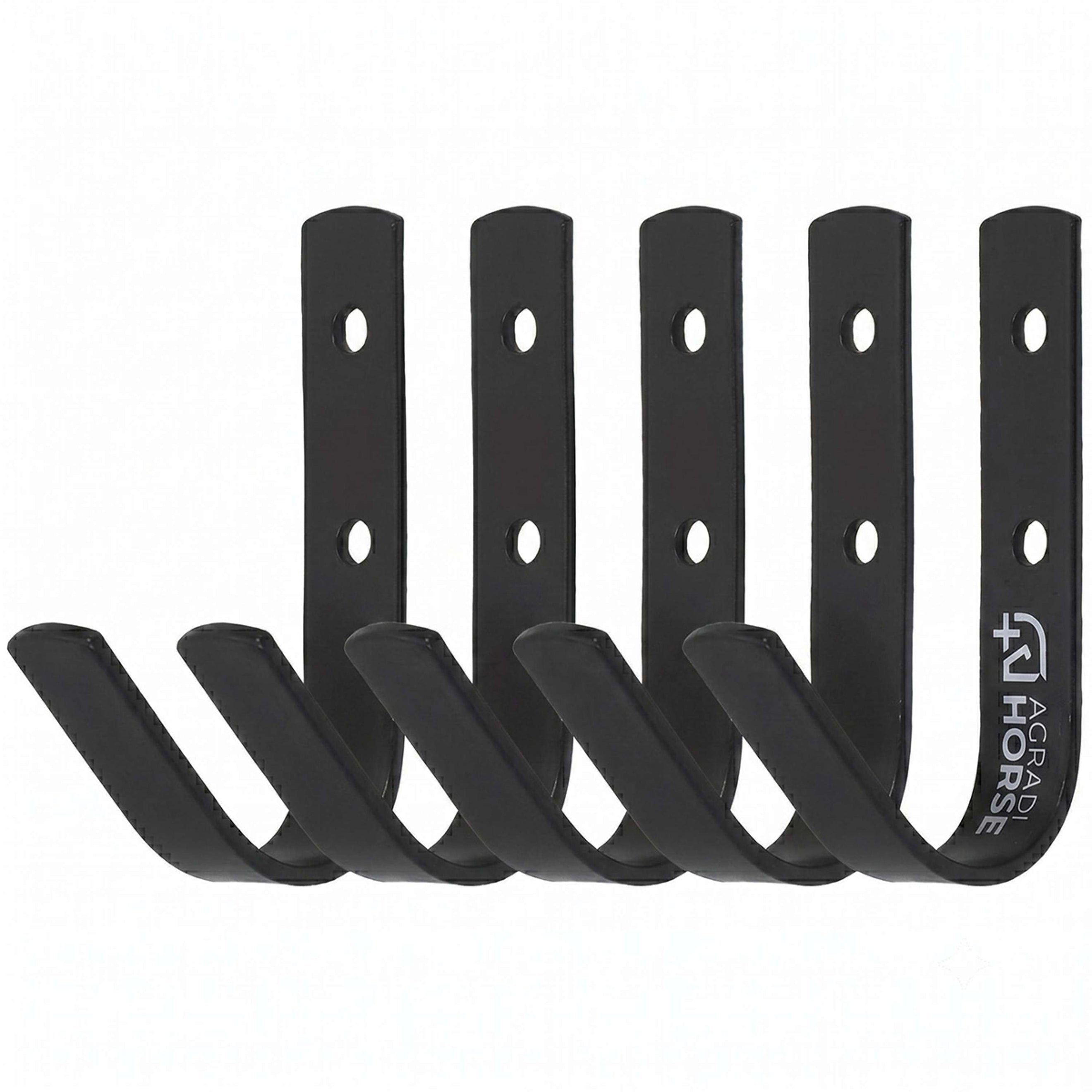 Agradi Horse Ganci stabili 5 Pezzi Nero