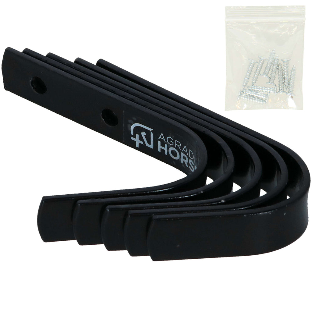 Agradi Horse Ganci stabili 5 Pezzi Nero