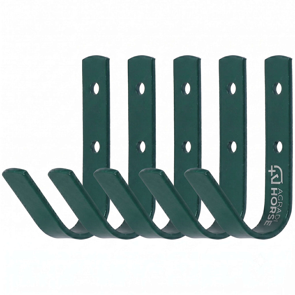 Agradi Horse Ganci stabili 5 Pezzi Verde