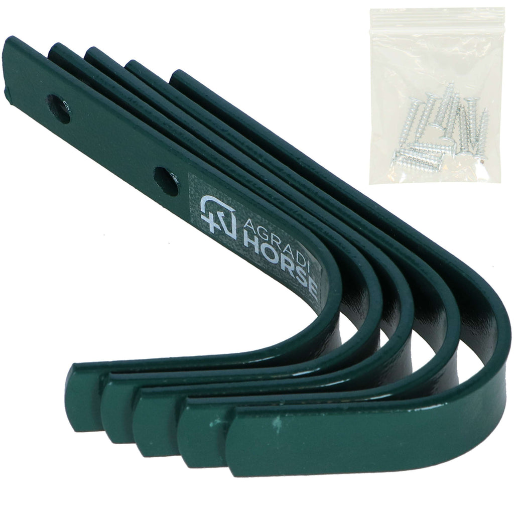 Agradi Horse Ganci stabili 5 Pezzi Verde