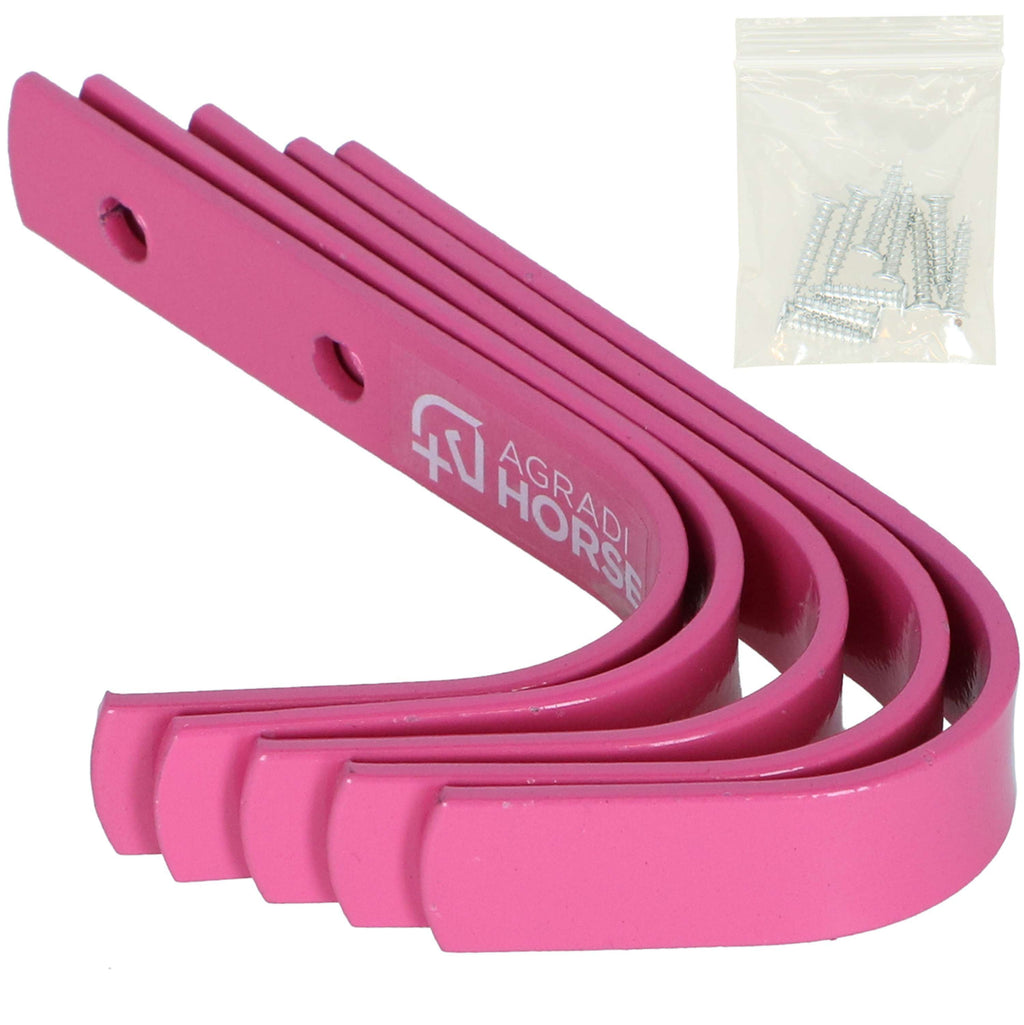 Agradi Horse Ganci stabili 5 Pezzi Rosa