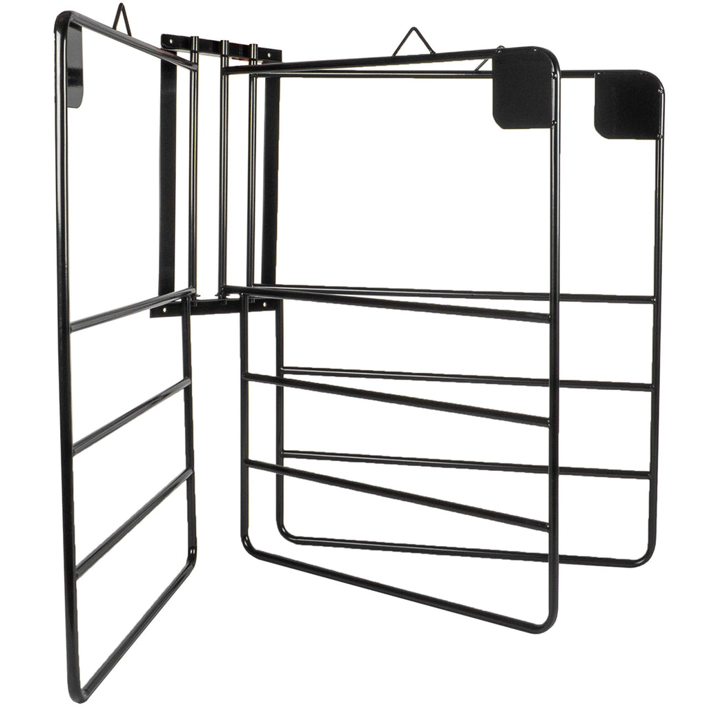 Agradi Horse Supporto per Coperte per 3 Coperte Metalle XH Nero