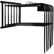 Agradi Horse Supporto per Coperte per 6 Coperte Métal S Nero