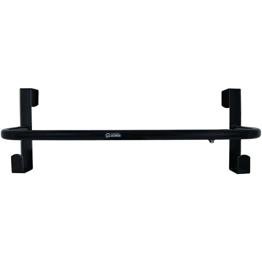 Agradi Horse Supporto per Coperte per Porta di Scuderia Nero