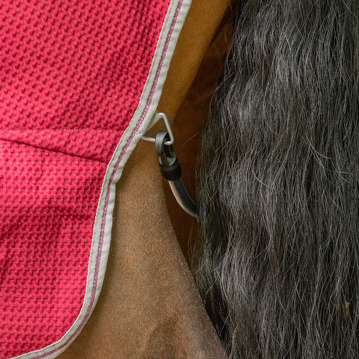 Velder Horsewear Premium Waffle Cooler Rug Rosso Gelso