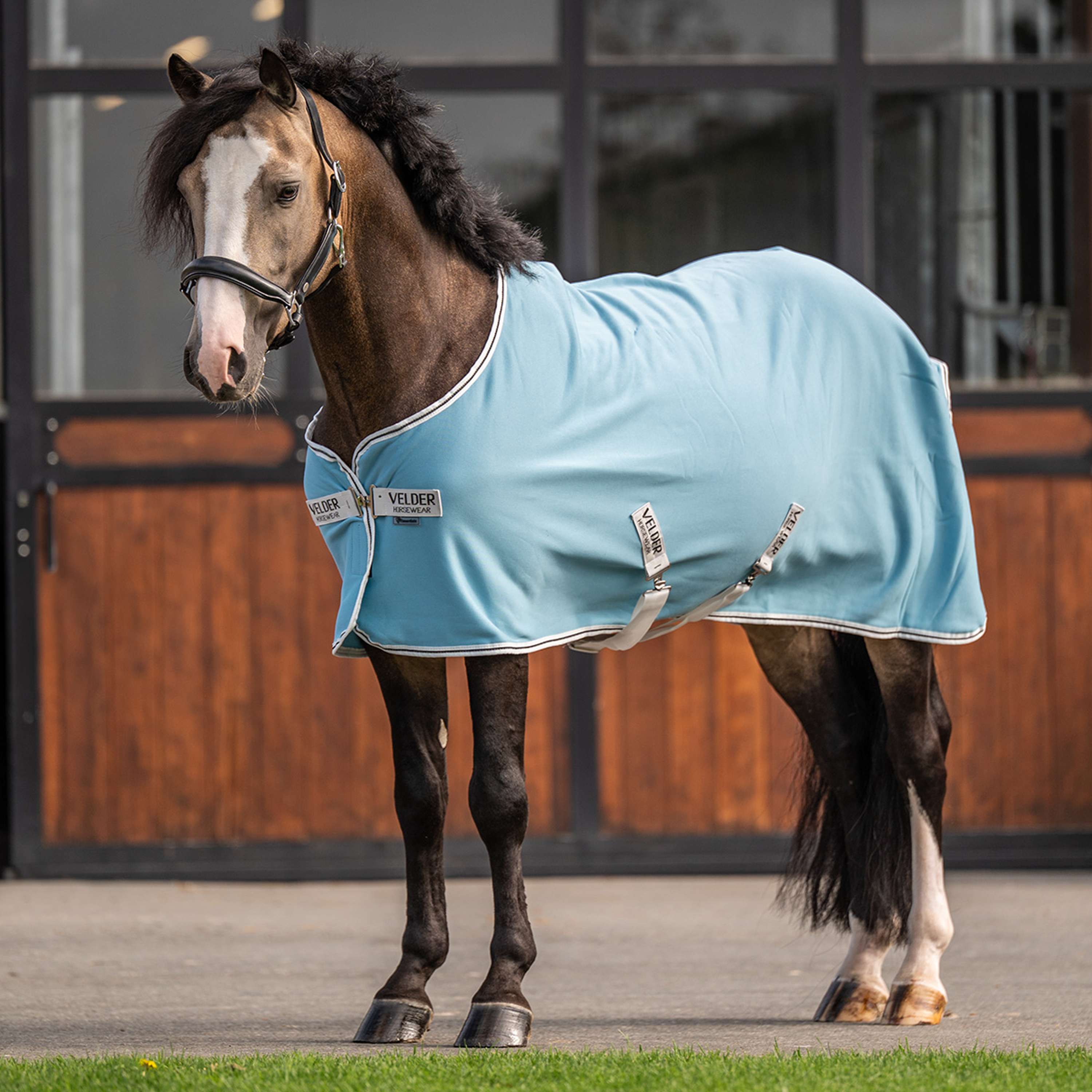 Velder Horsewear Essentials Pony Cooler Rug Acqua Blu
