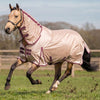 Velder Horsewear Essentials Coperta Antimosche Mesh con collo Earth Grey