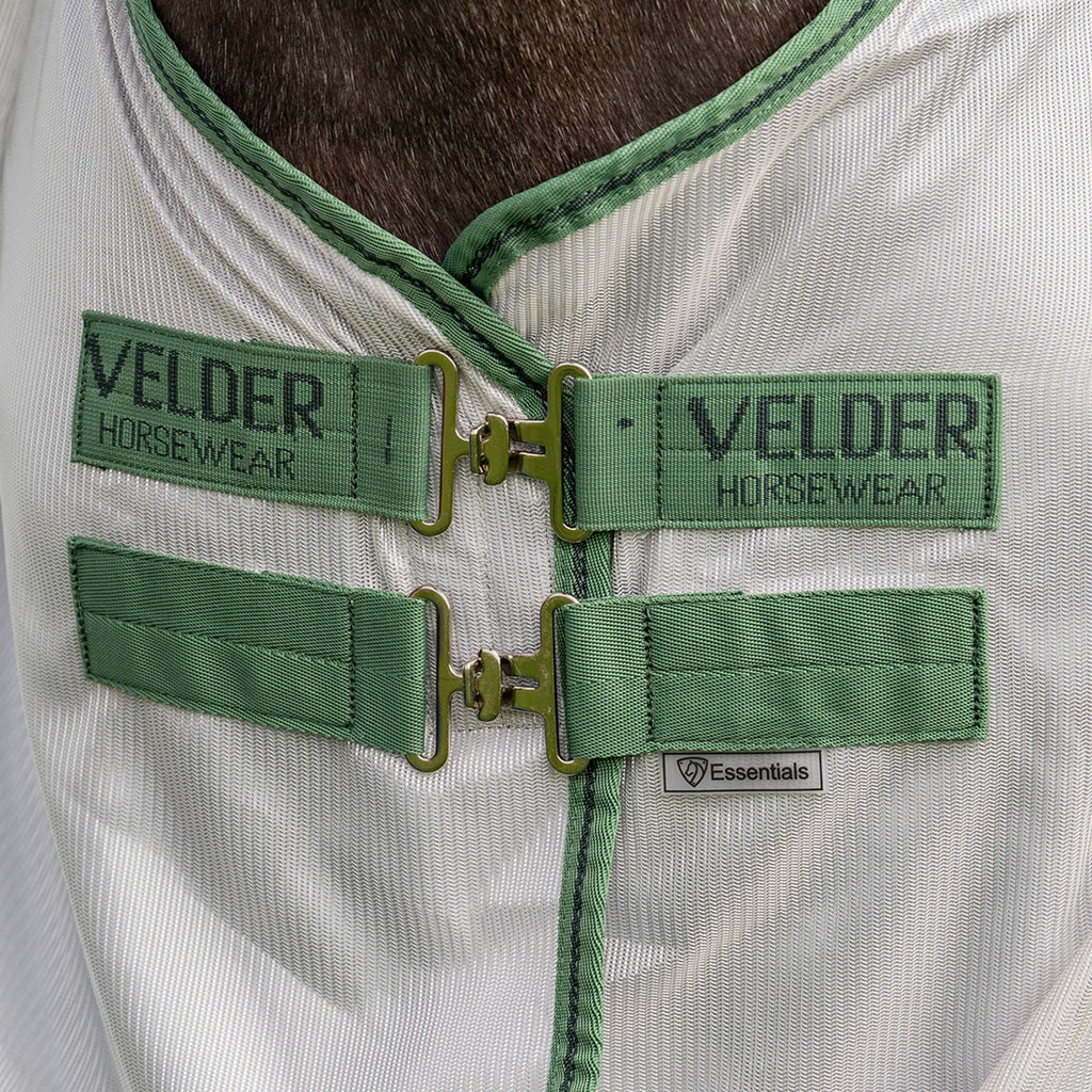 Velder Horsewear Essentials Coperta Antimosche Mesh con collo Argento