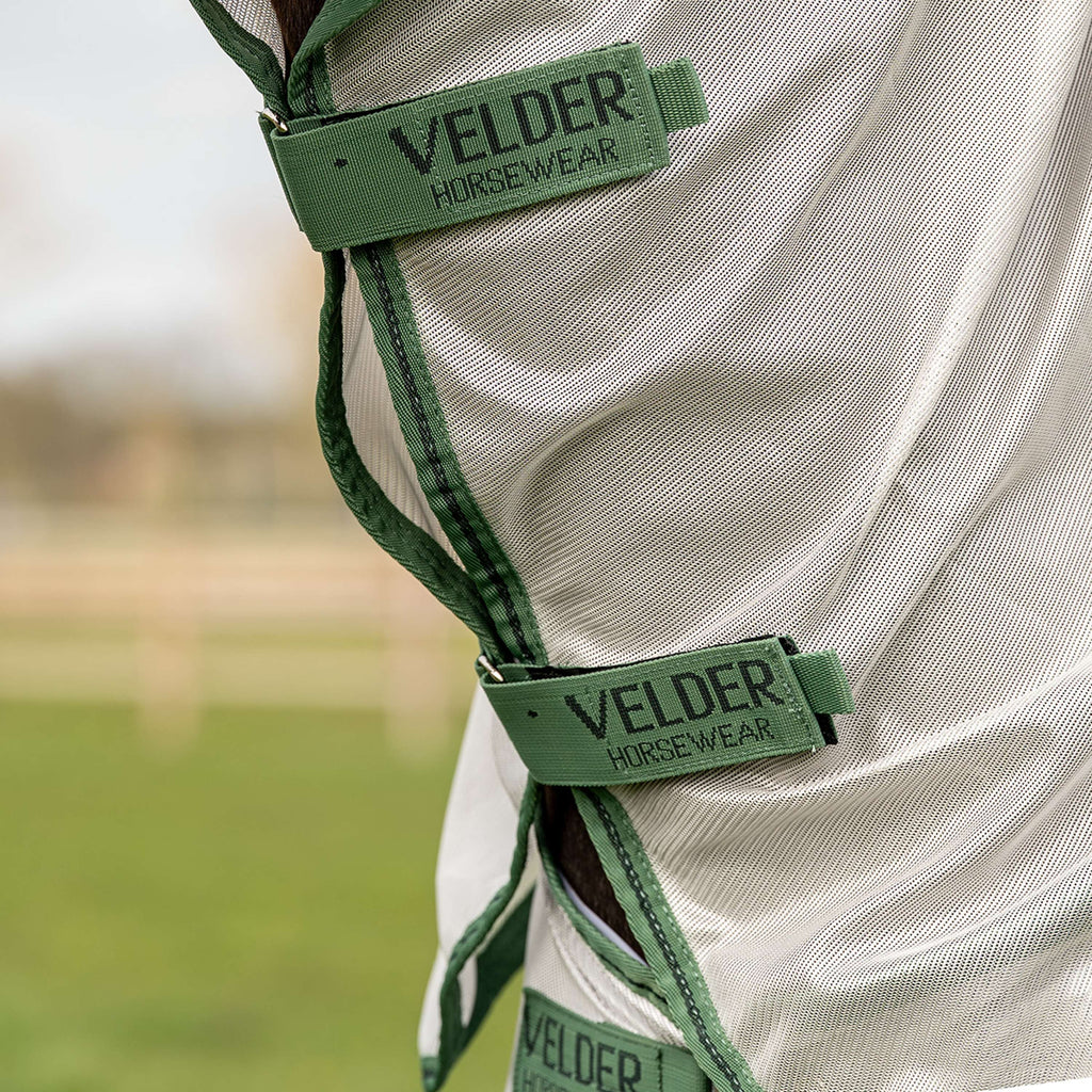Velder Horsewear Essentials Coperta Antimosche Mesh con collo Argento