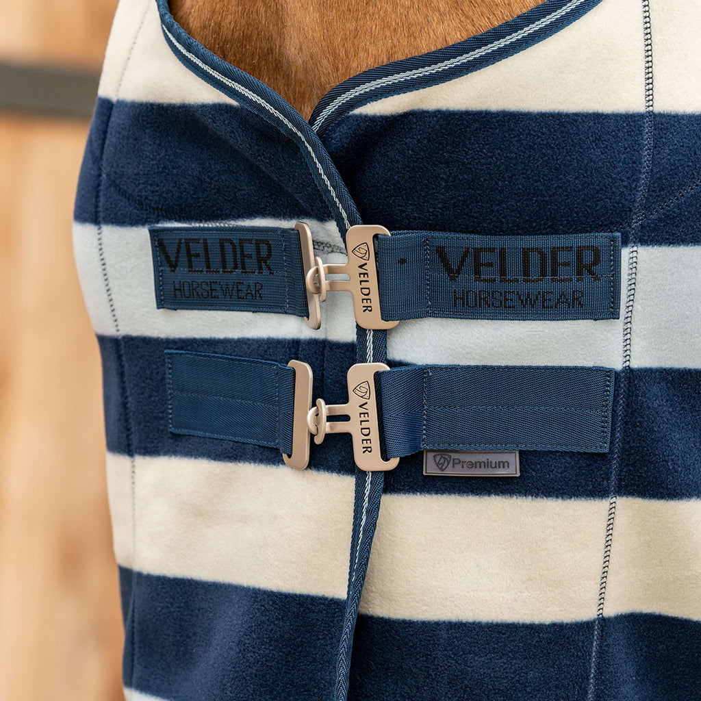 Velder Horsewear Premium Pony Deluxe Fleece Cooler Rug Navy