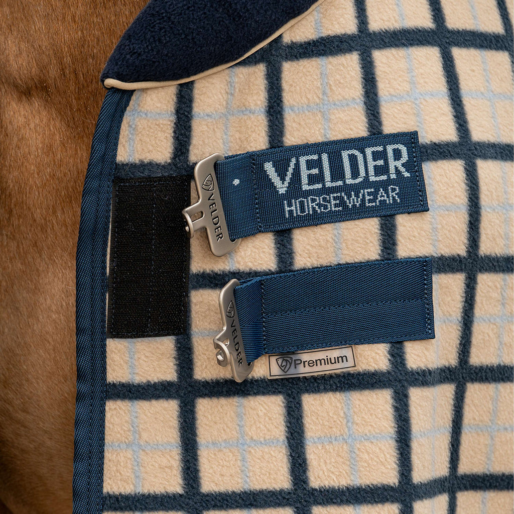 Velder Horsewear Premium Fleece Cooler with Collar Controllo della Marina
