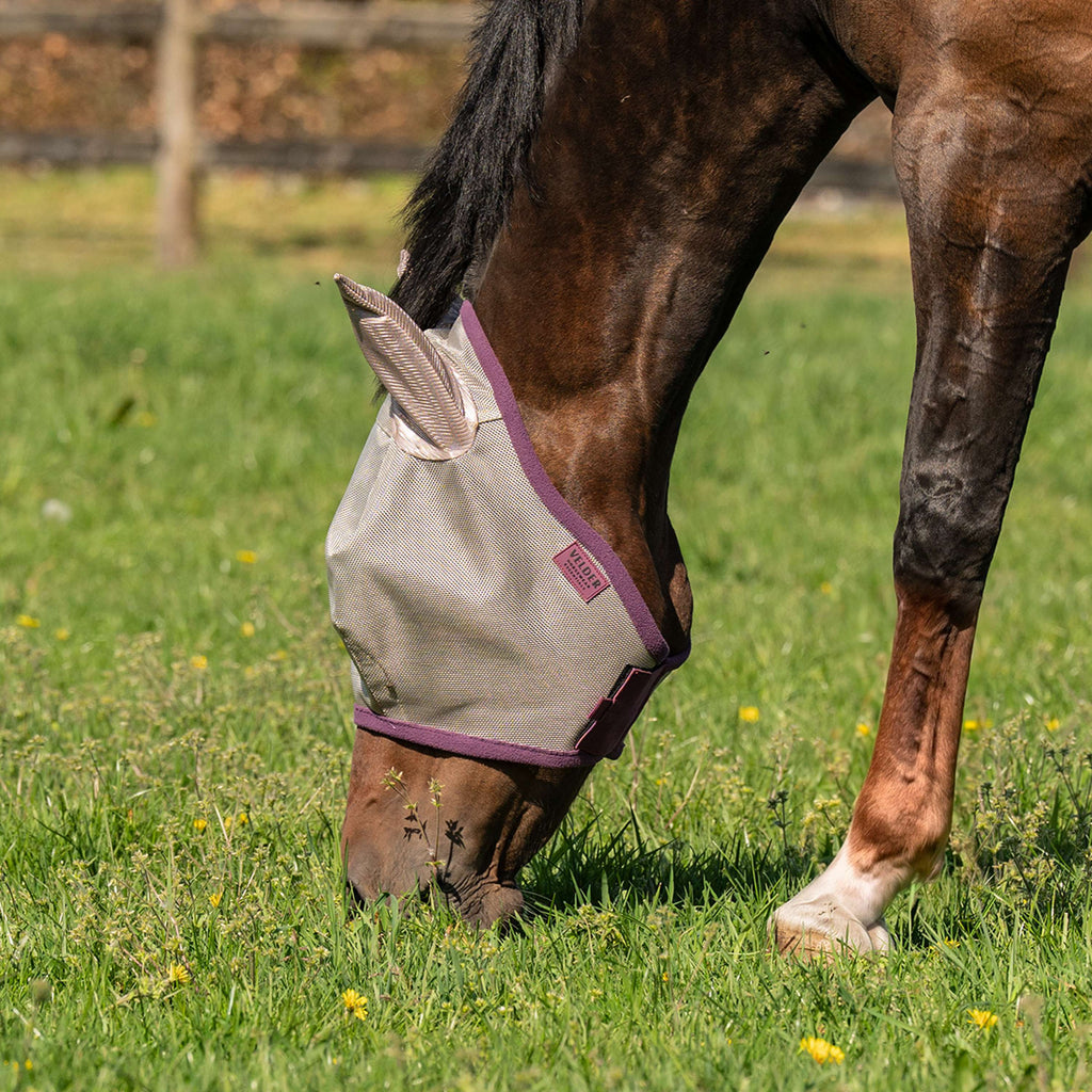Velder Horsewear Essentials Maschera per Mosche con Orecchie Sand Stone