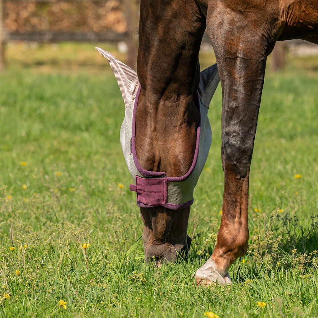 Velder Horsewear Essentials Maschera per Mosche con Orecchie Sand Stone