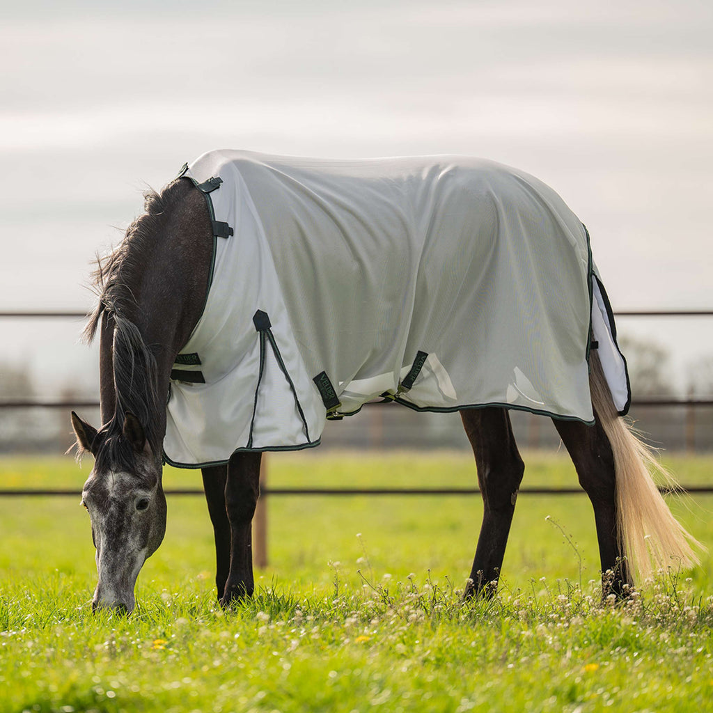 Velder Horsewear Premium Coperta Antimosche Guardian AirMesh Silver Mist