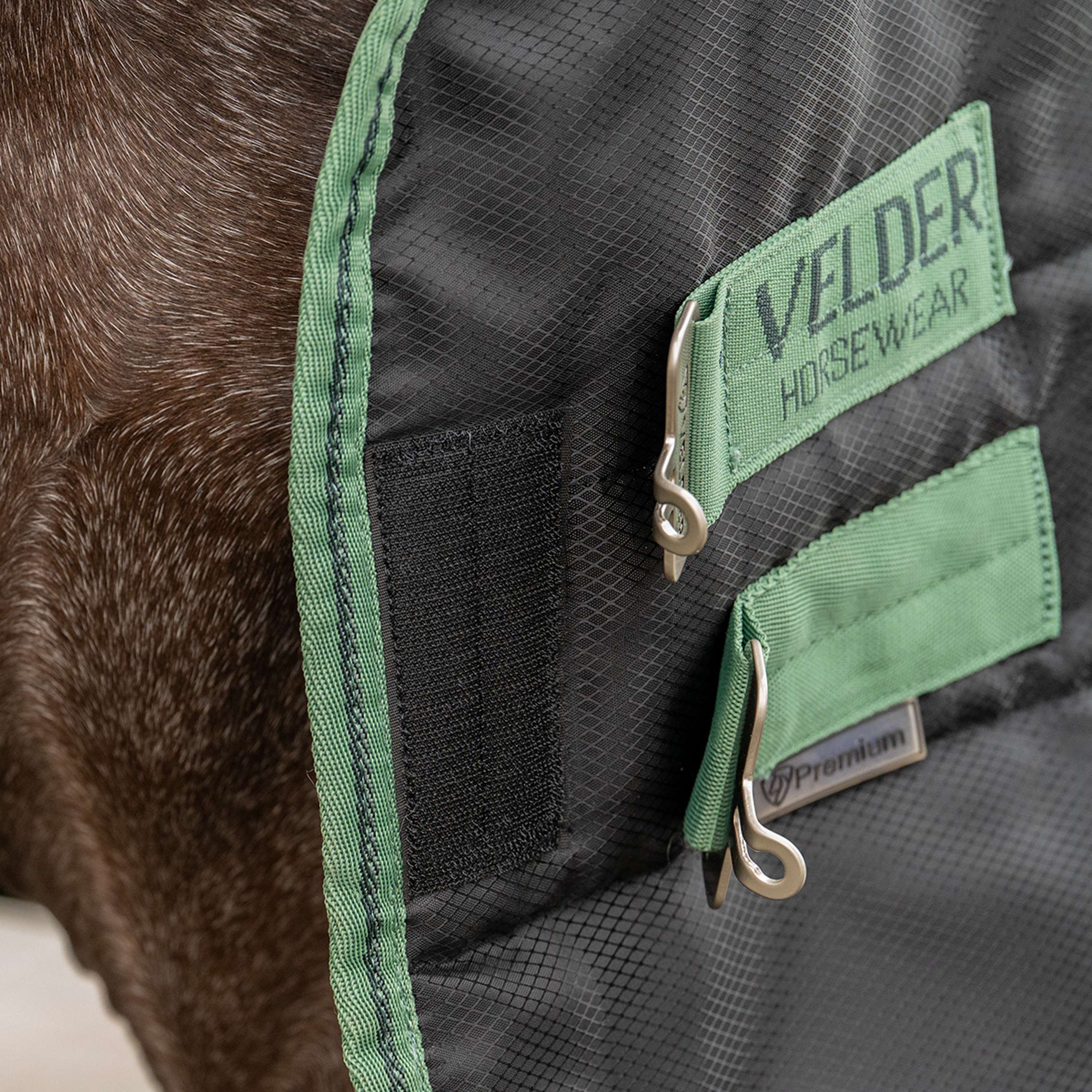 Velder Horsewear Premium Pony Coperta da scuderia 210D 100g Nero