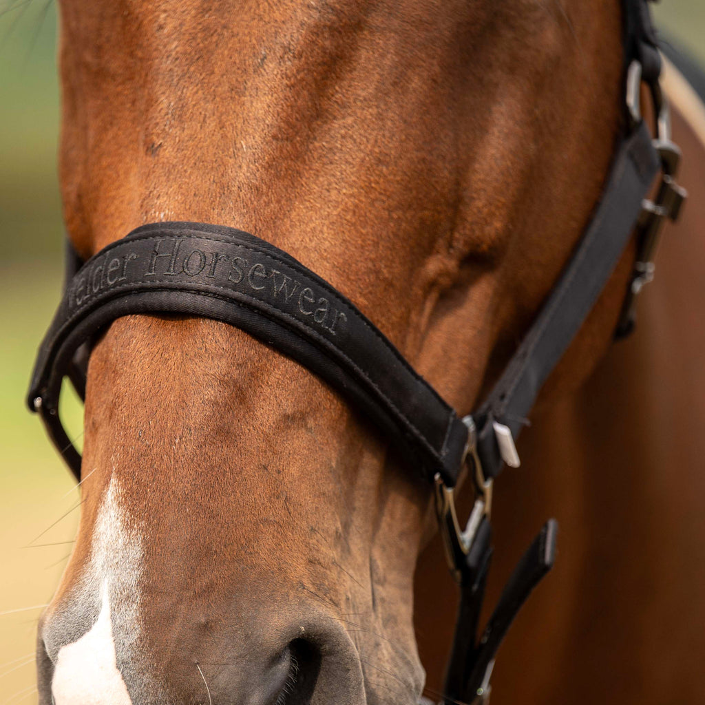 Velder Horsewear Premium Capezzina Satin Glow Nero
