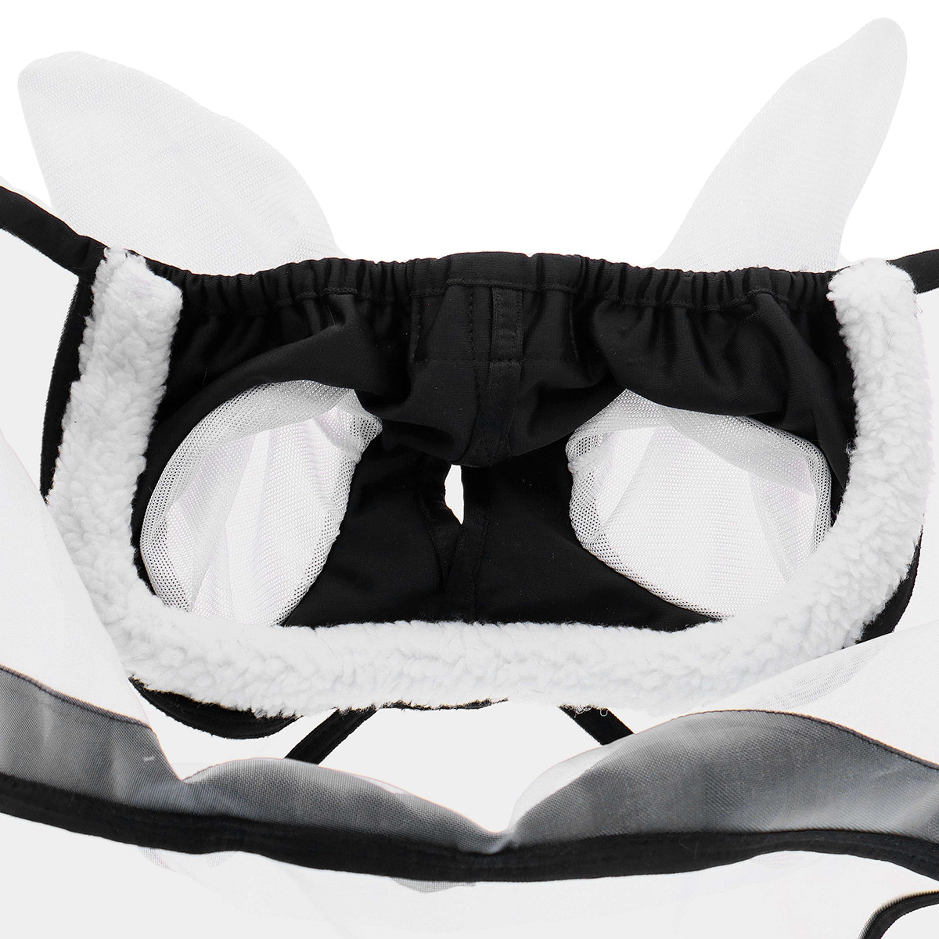 Velder Horsewear Premium Maschera per Mosche con Orecchie e Naso Nero