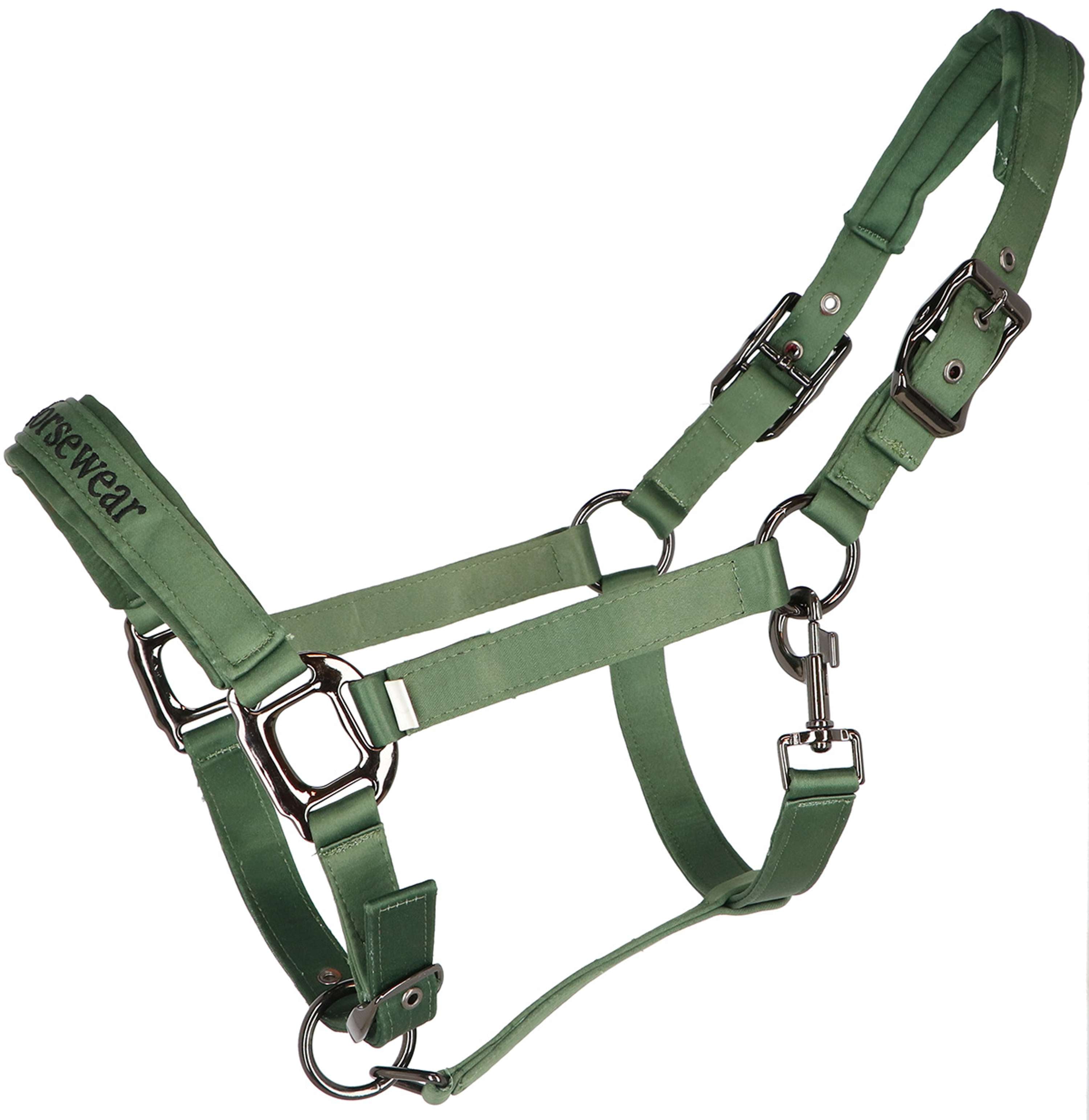 Velder Horsewear Premium Capezzina Satin Glow Olive Mist
