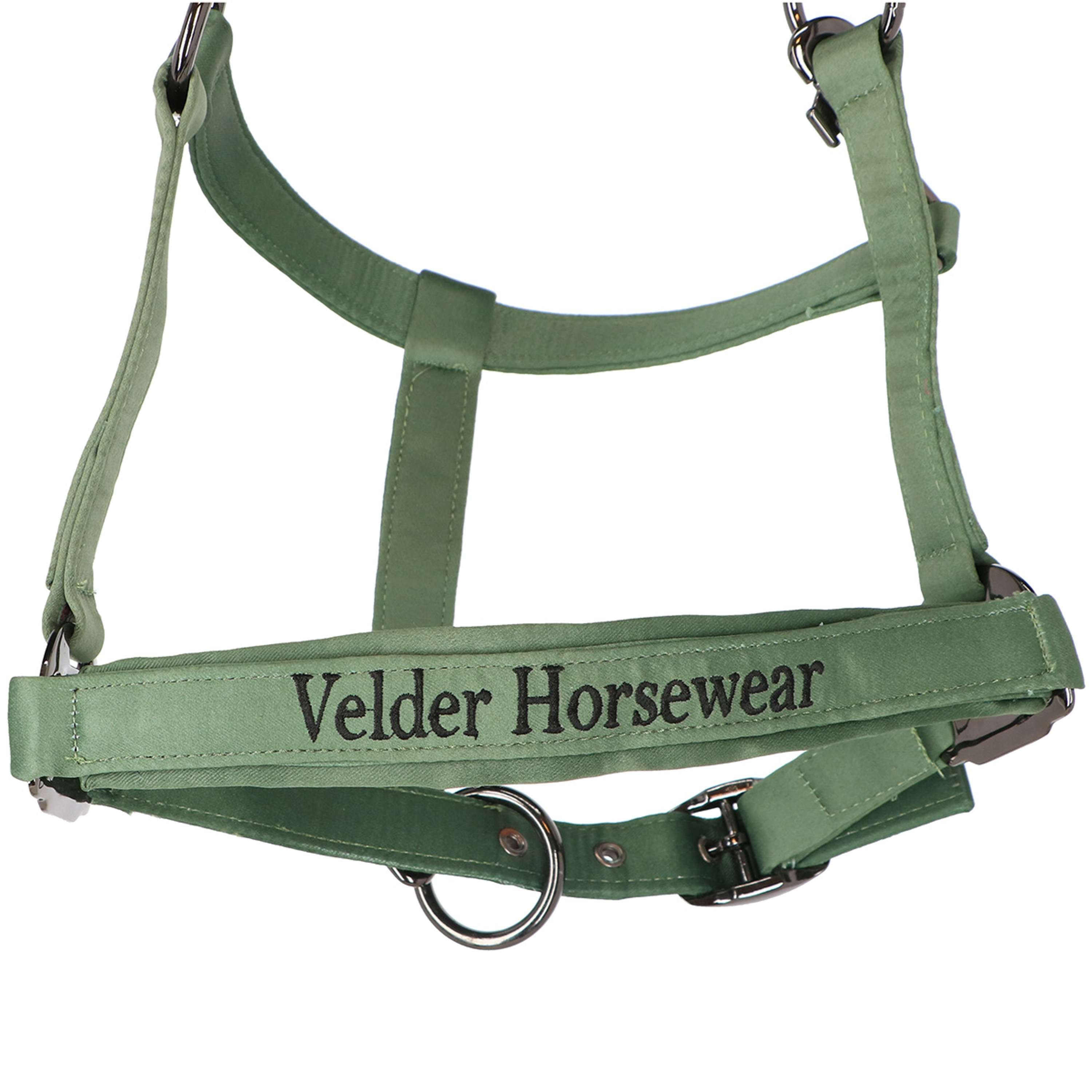 Velder Horsewear Premium Capezzina Satin Glow Olive Mist