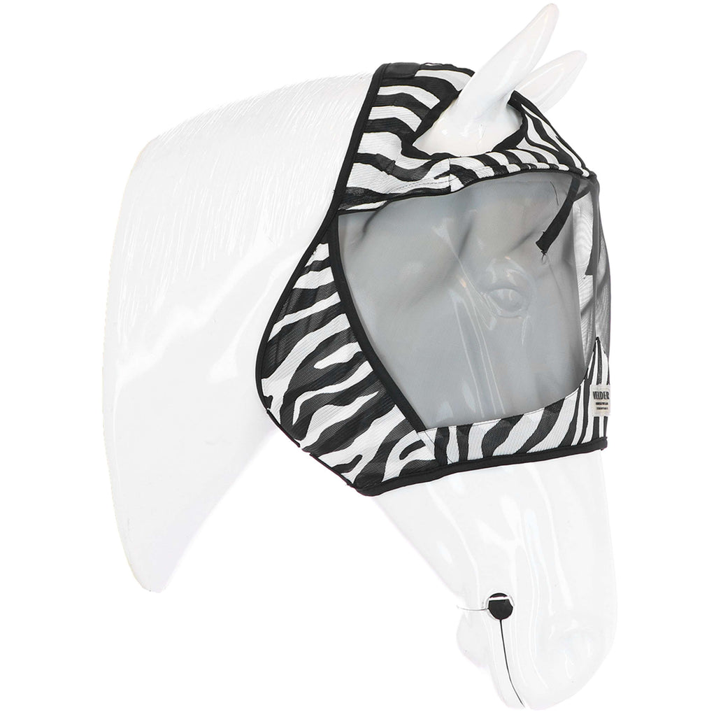 Velder Horsewear Essentials Maschera per Mosche Zebra Senza orecchie Nero/Bianco