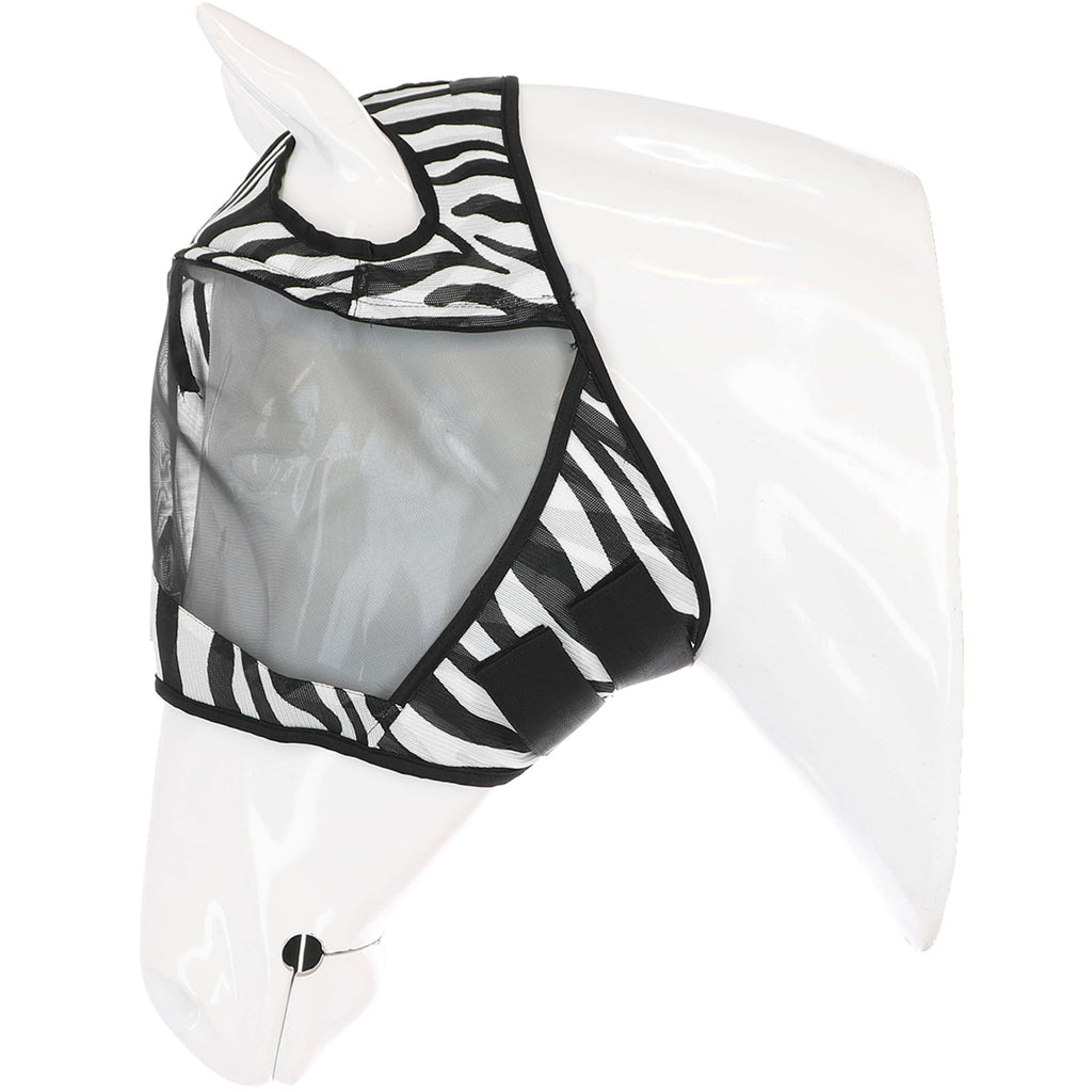 Velder Horsewear Essentials Maschera per Mosche Zebra Senza orecchie Nero/Bianco