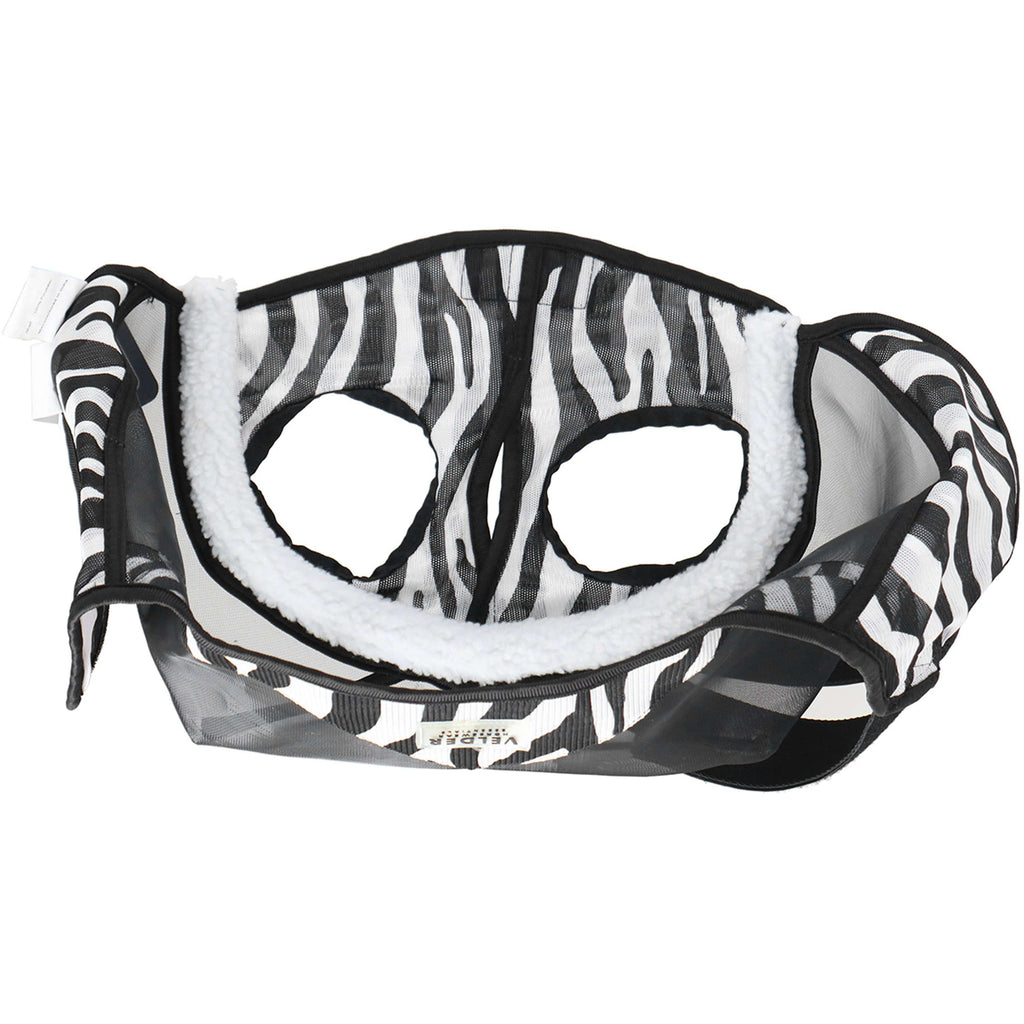 Velder Horsewear Essentials Maschera per Mosche Zebra Senza orecchie Nero/Bianco