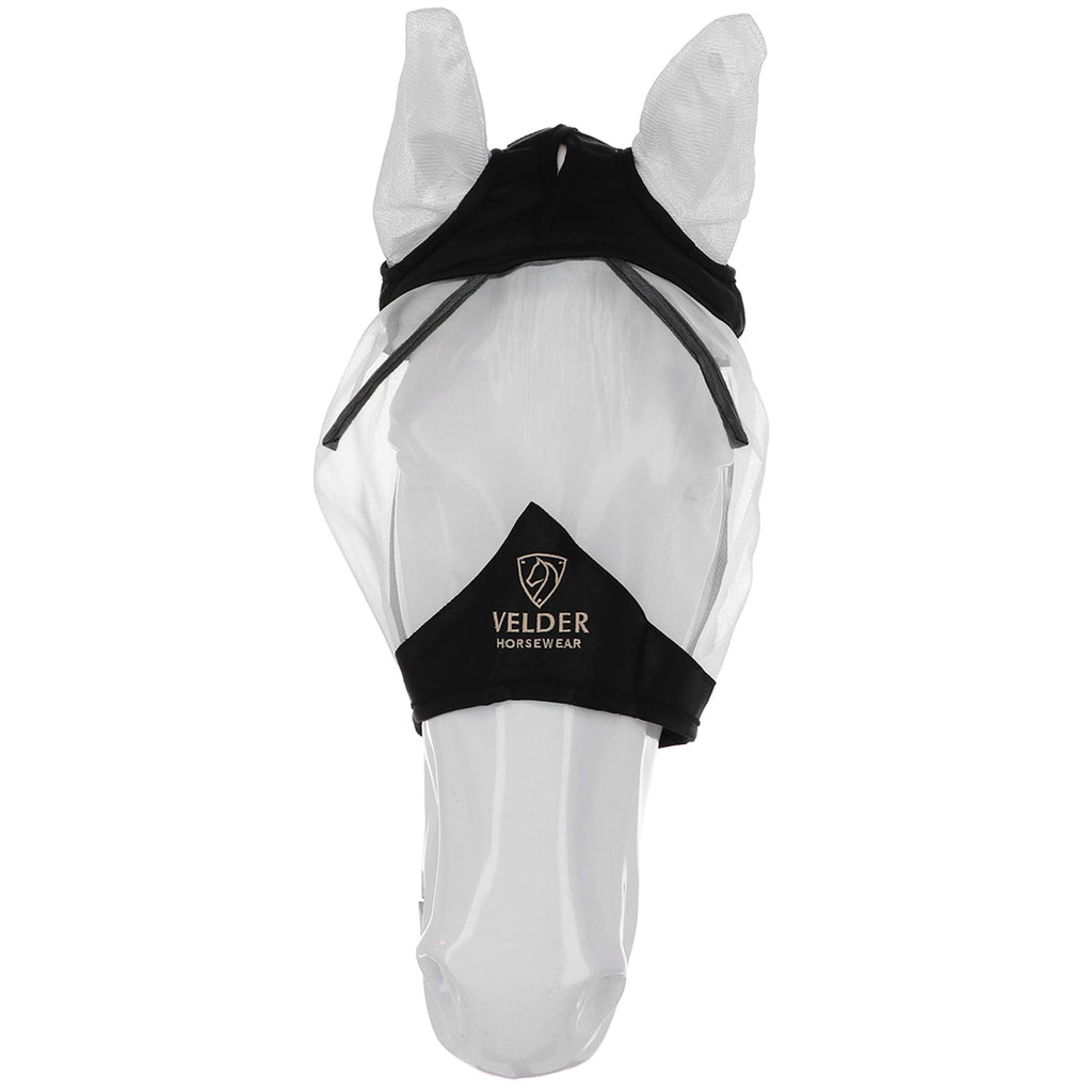 Velder Horsewear Premium Maschera per Mosche con Orecchie Nero