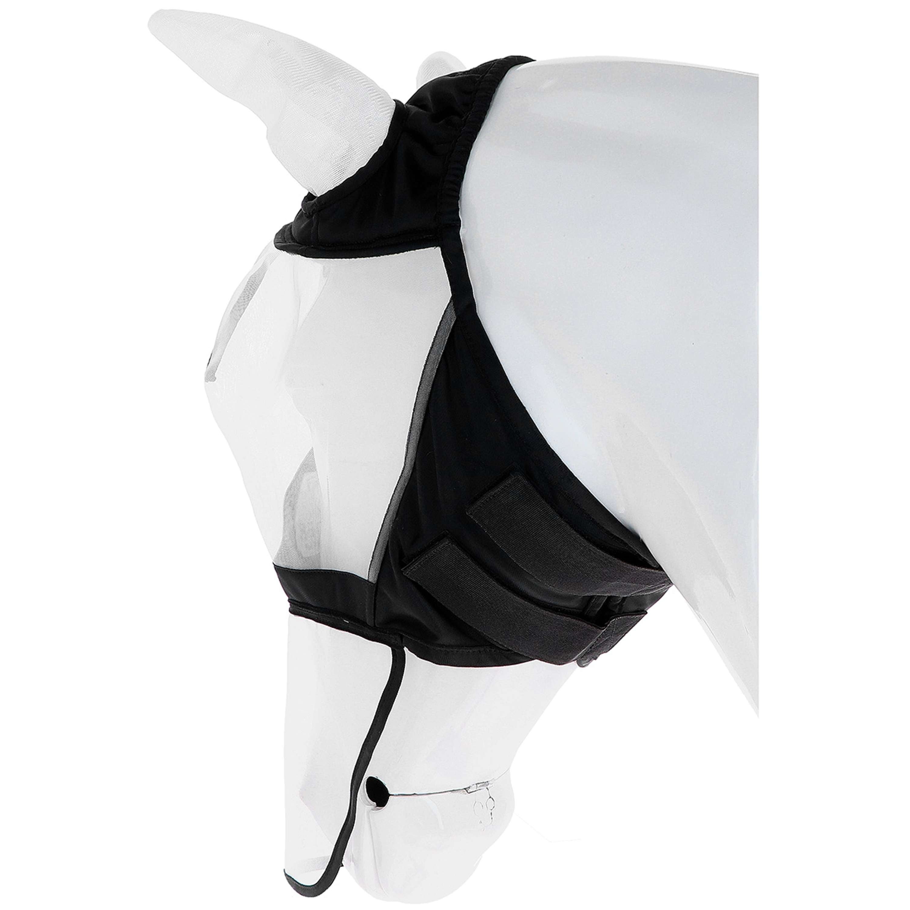 Velder Horsewear Premium Maschera per Mosche con Orecchie e Naso Nero