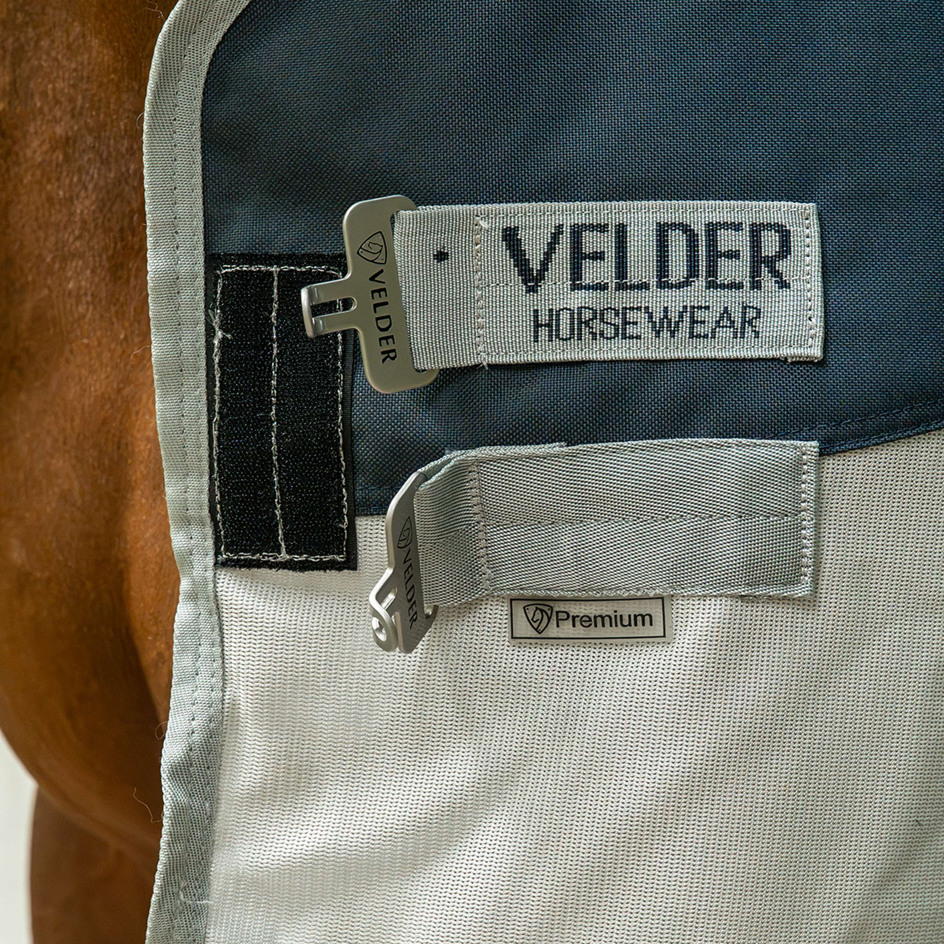 Velder Horsewear Premium Coperta Antimosche Rainless Summer Navy/Field Grey