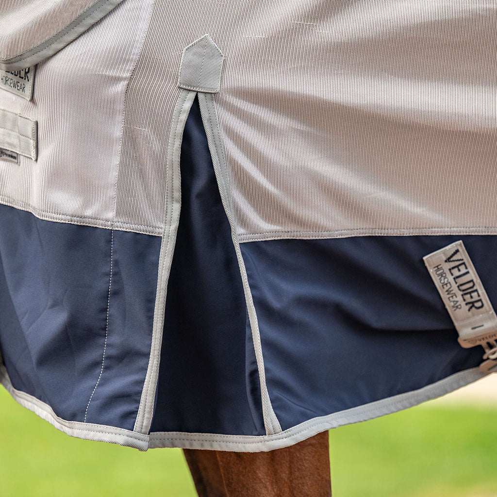 Velder Horsewear Premium Coperta Antimosche Rainless Fall Navy/Pearl Silver