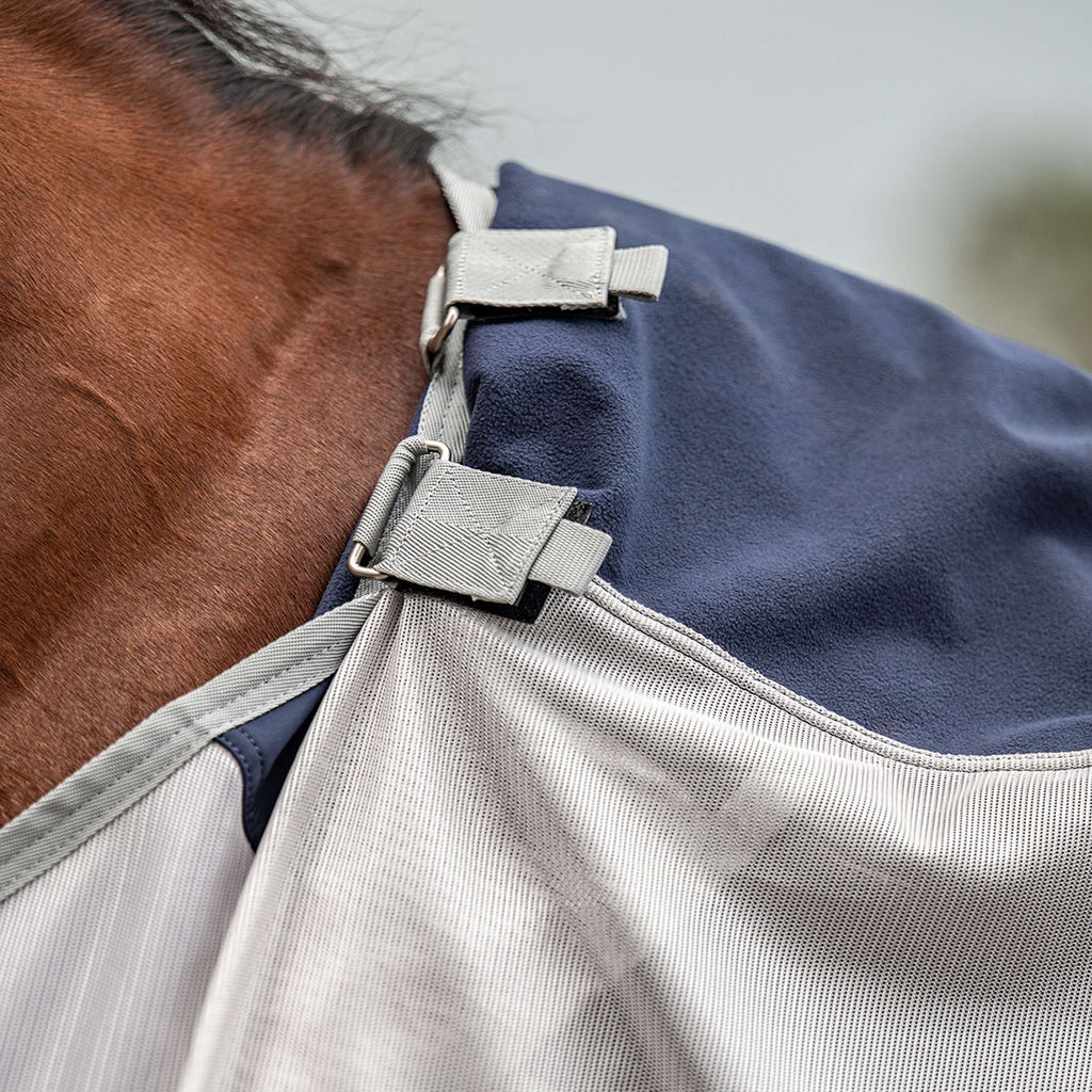 Velder Horsewear Premium Coperta Antimosche Rainless Fall Navy/Pearl Silver