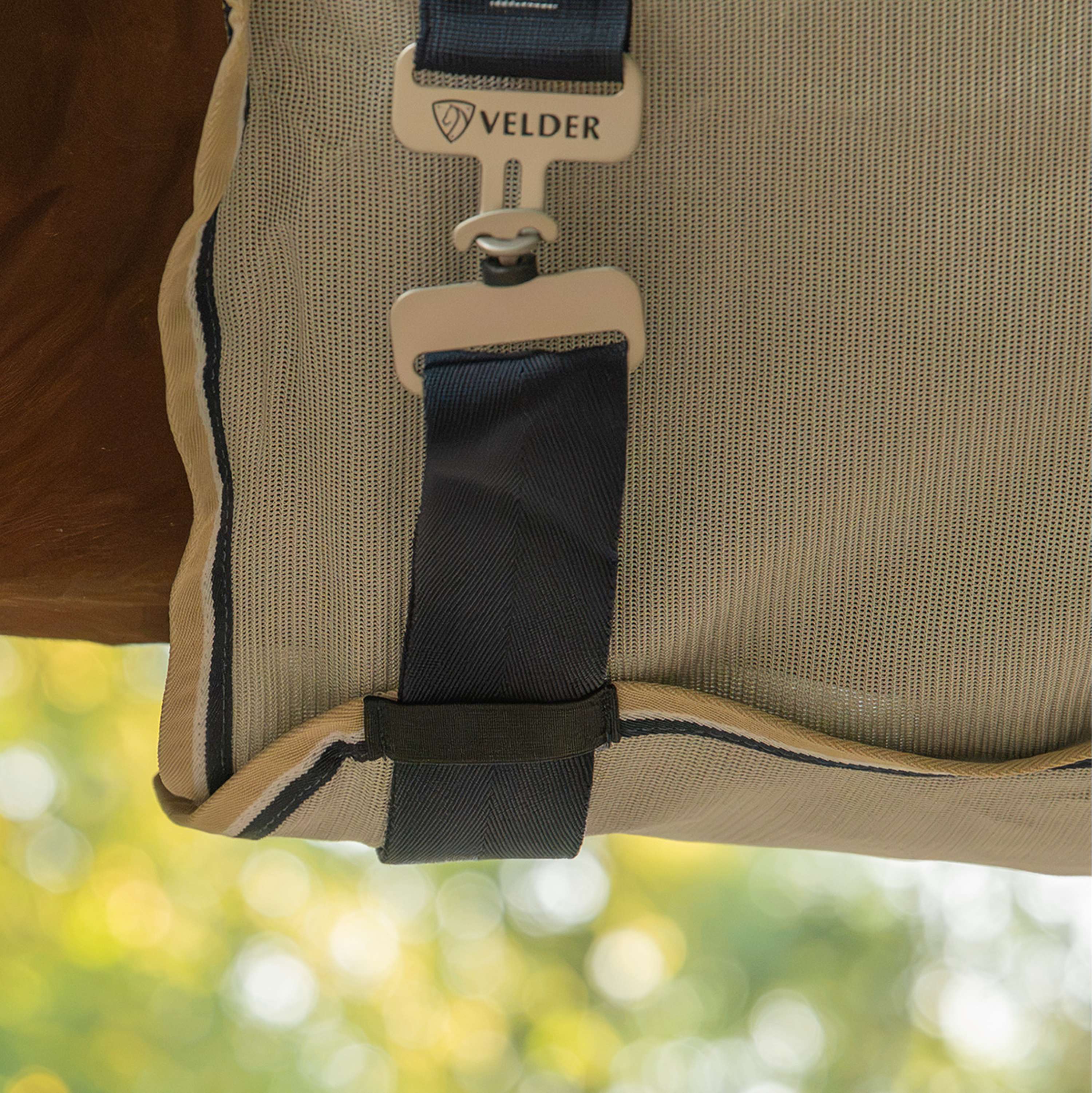 Velder Horsewear Premium Coperta Antimosche Waterproof-Top Navy/Pearl Silver