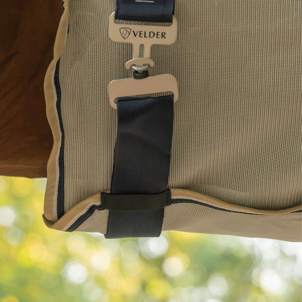Velder Horsewear Premium Coperta Antimosche Waterproof-Top Navy/Pearl Silver