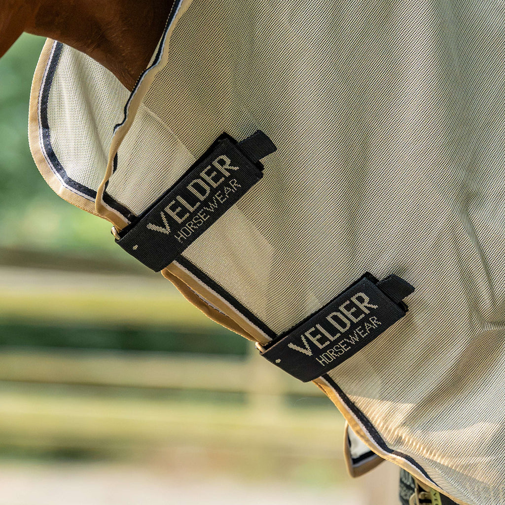 Velder Horsewear Premium Coperta Antimosche Waterproof-Top Navy/Pearl Silver