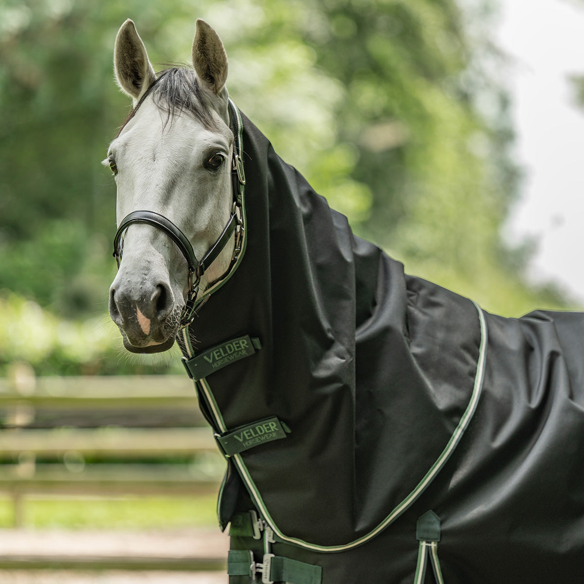 Velder Horsewear Premium Copricollo Turnout 100g Night Forest Velder Horsewear Premium Copricollo Turnout 100g Night Forest