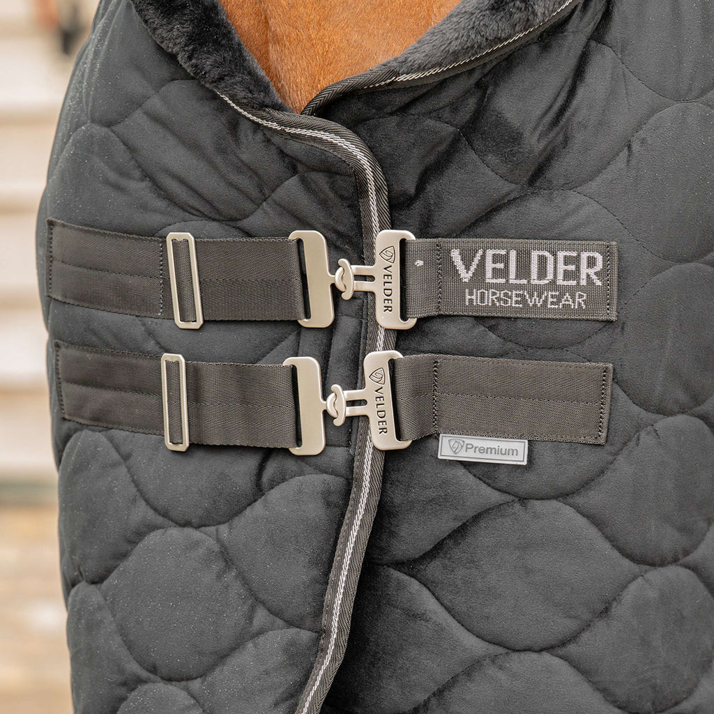 Velder Horsewear Premium Coperta da esposizione Satin Glow Black Night