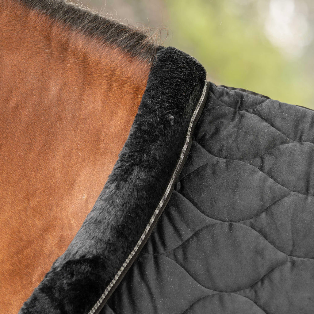 Velder Horsewear Premium Coperta da esposizione Satin Glow Black Night