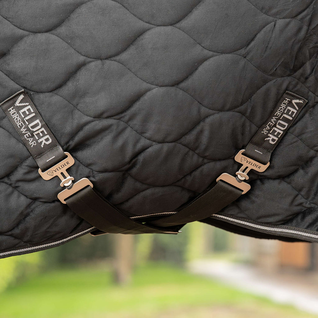 Velder Horsewear Premium Coperta da esposizione Satin Glow Black Night