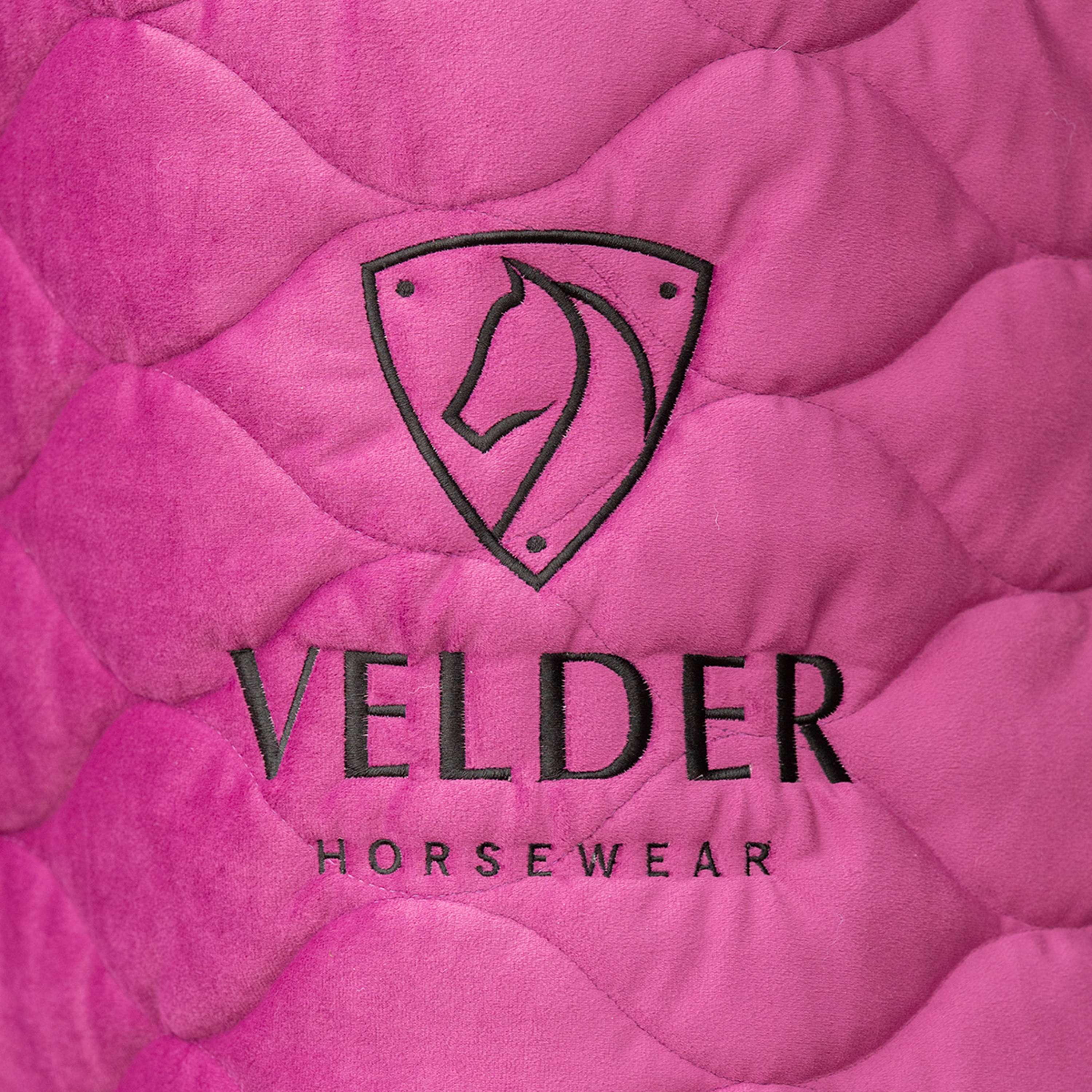 Velder Horsewear Premium Coperta da esposizione Satin Glow Dutch Raspberry