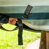 Velder Horsewear Premium Stripe Cooler Rug Striped Night Forest