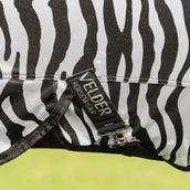 Velder Horsewear Coperta Antimosche con Collo Zebra Nero/Bianco