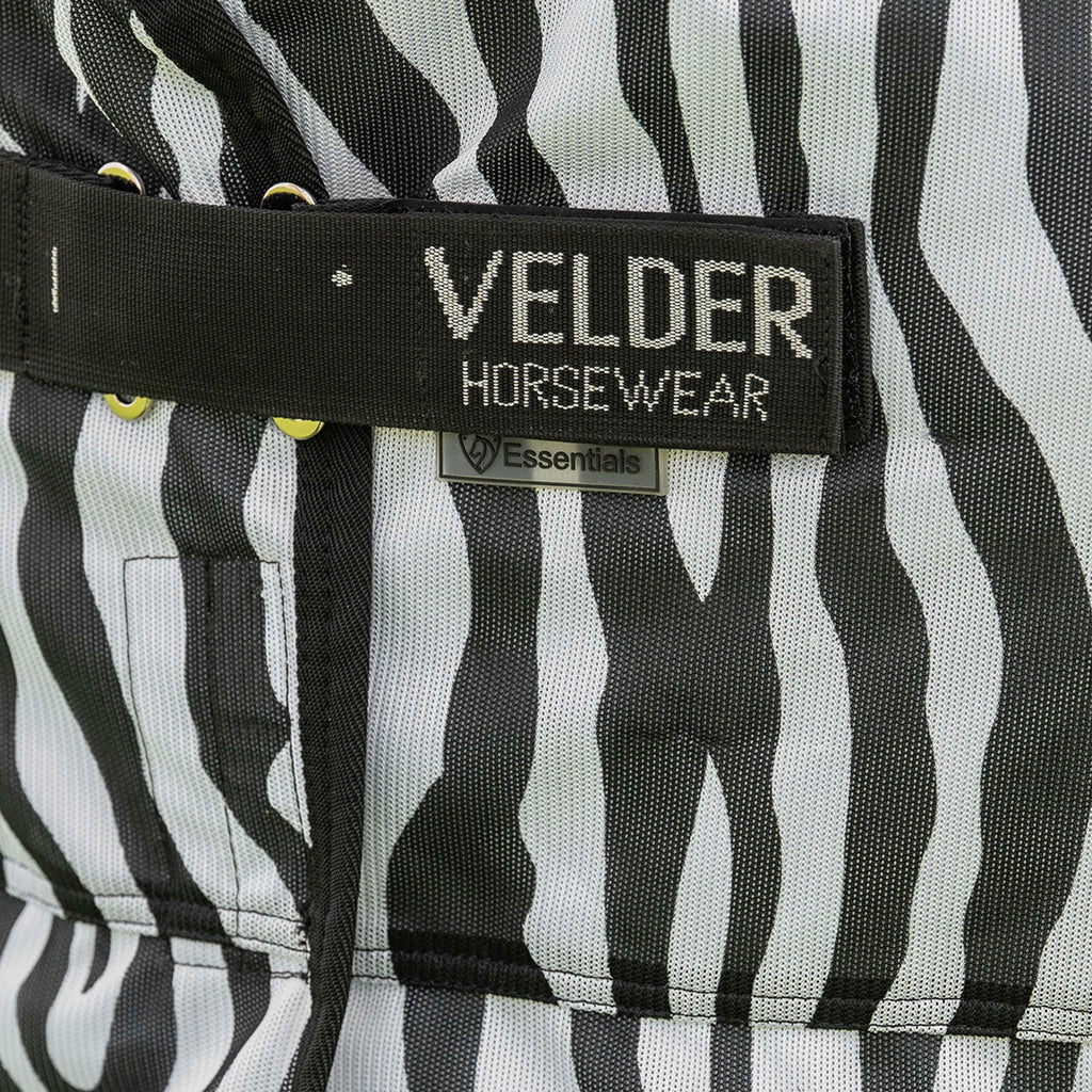 Velder Horsewear Essentials Coperta Antimosche con Collo Zebra Nero/Bianco