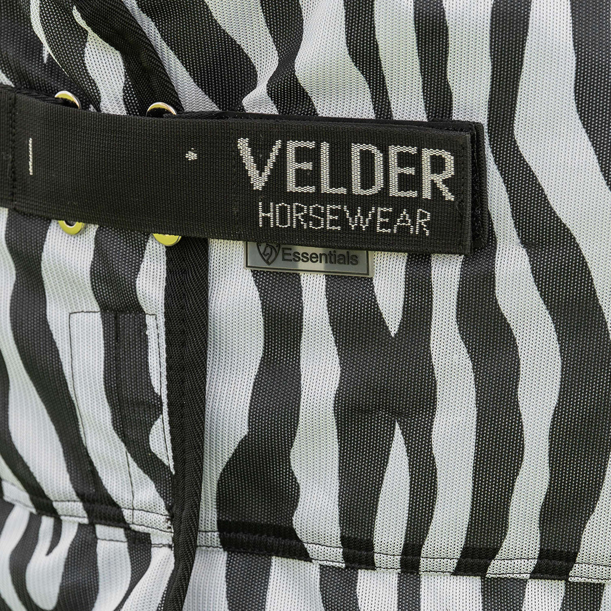 Velder Horsewear Coperta Antimosche con Collo Zebra Nero/Bianco