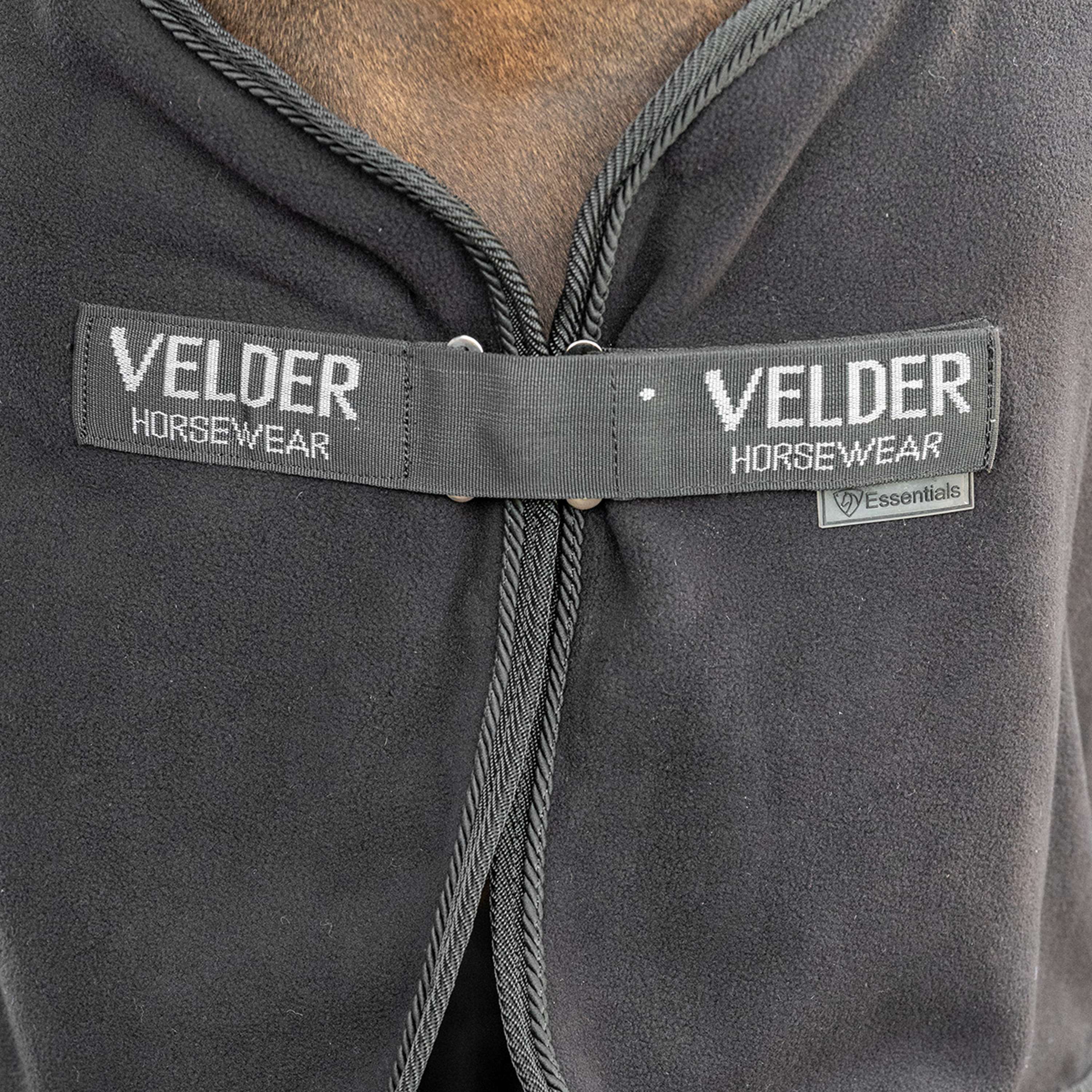 Velder Horsewear Essentials Coperta in Pile Comfy Nero