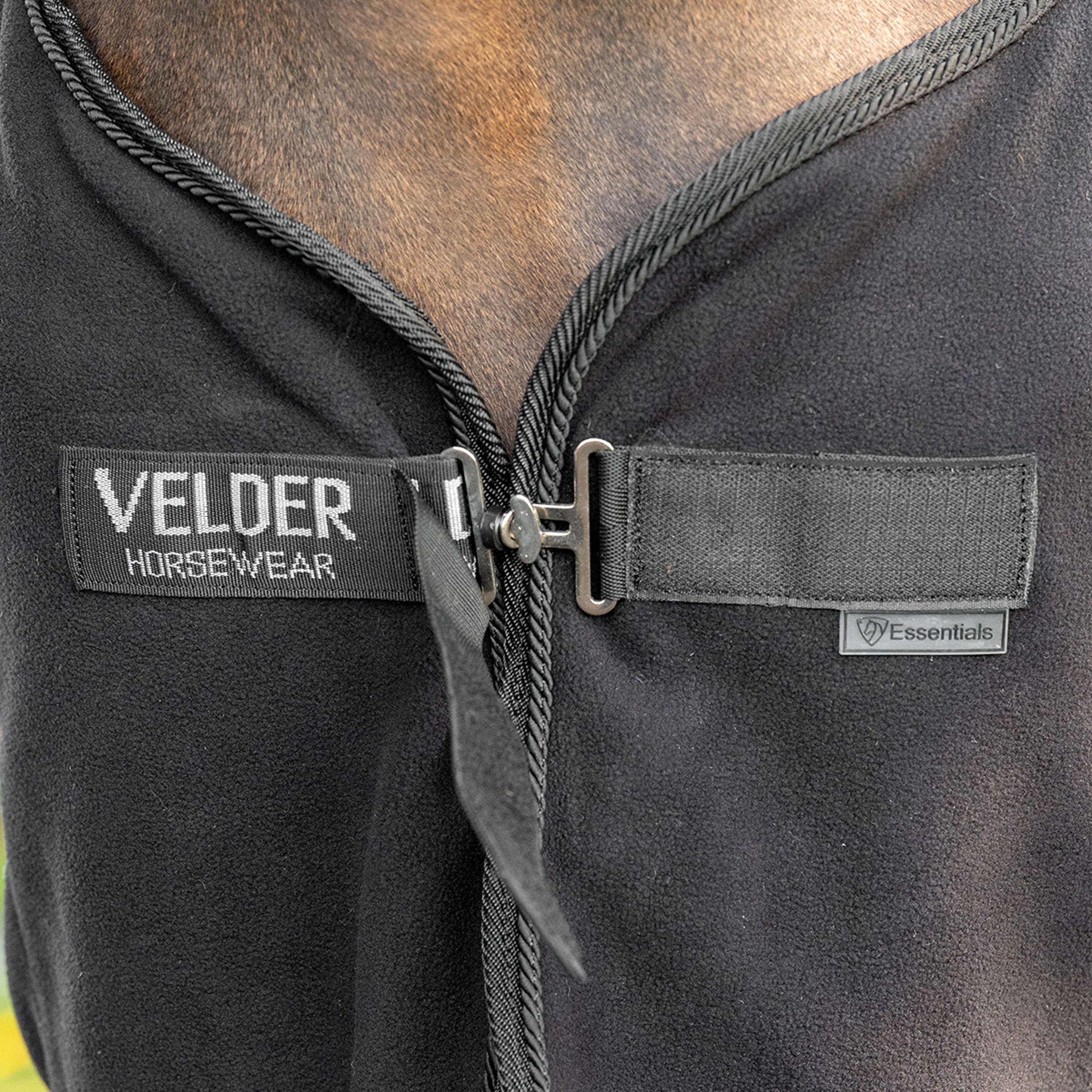 Velder Horsewear Essentials Coperta in Pile Comfy Nero