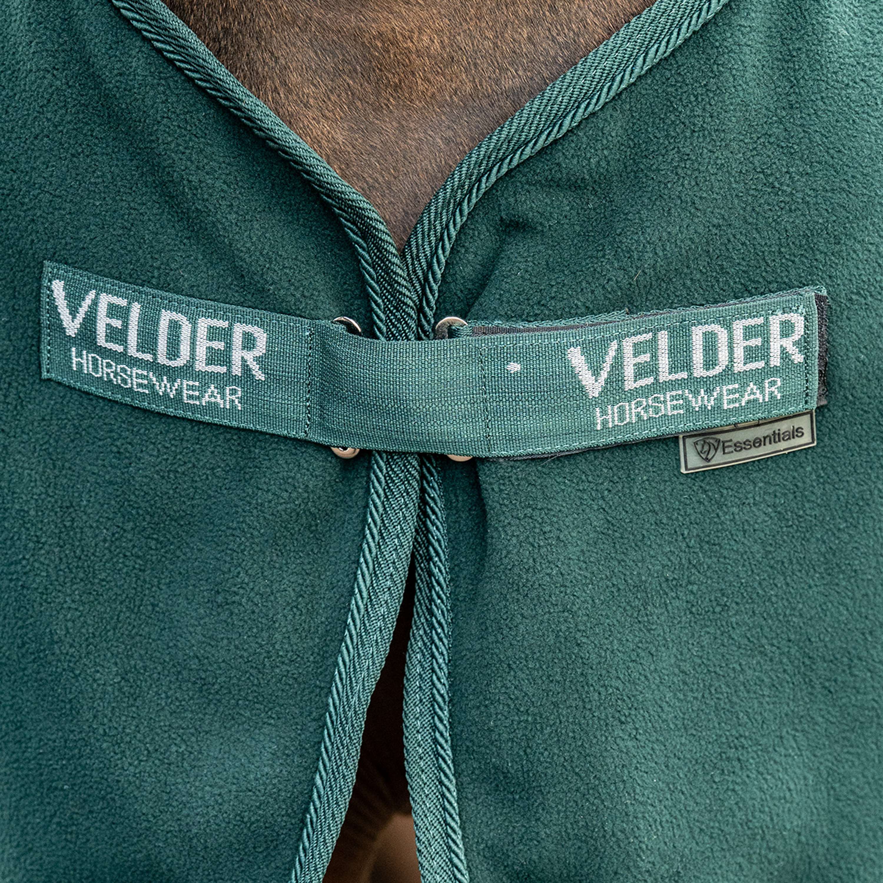 Velder Horsewear Essentials Coperta in Pile Comfy Verde