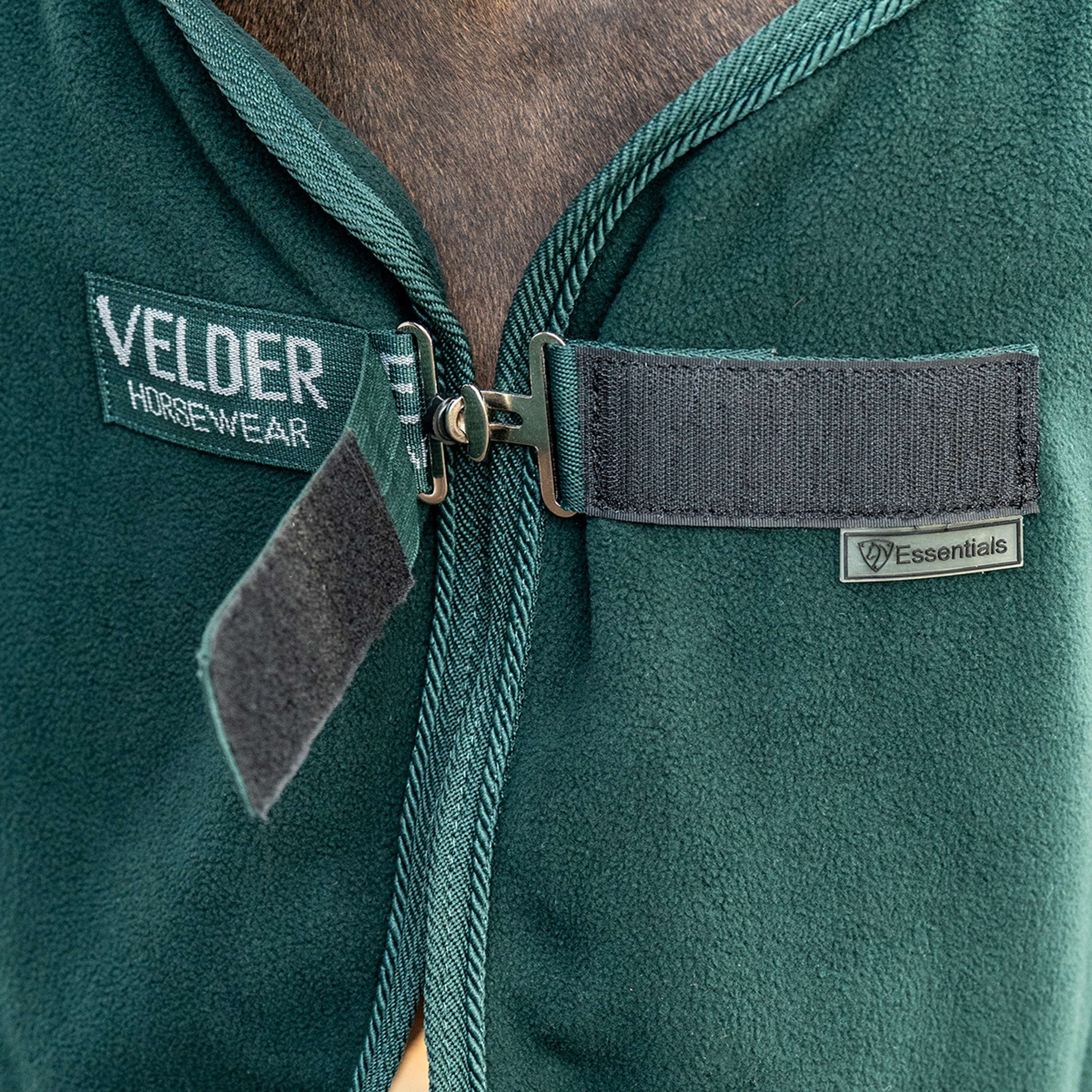 Velder Horsewear Essentials Coperta in Pile Comfy Verde