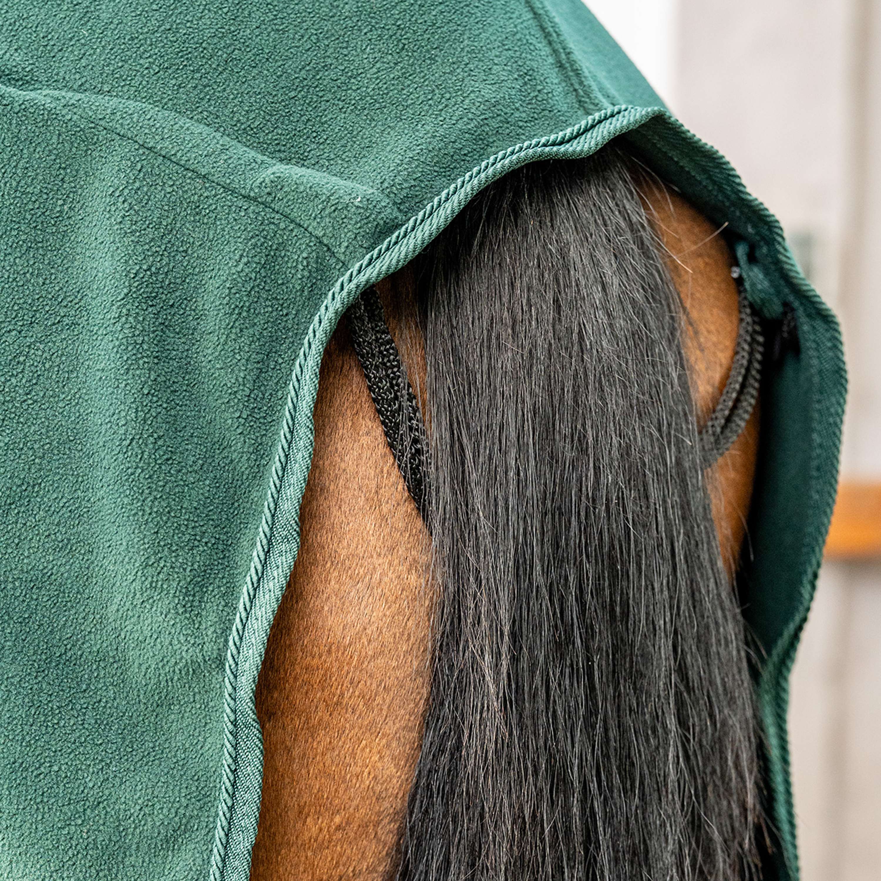 Velder Horsewear Essentials Coperta in Pile Comfy Verde
