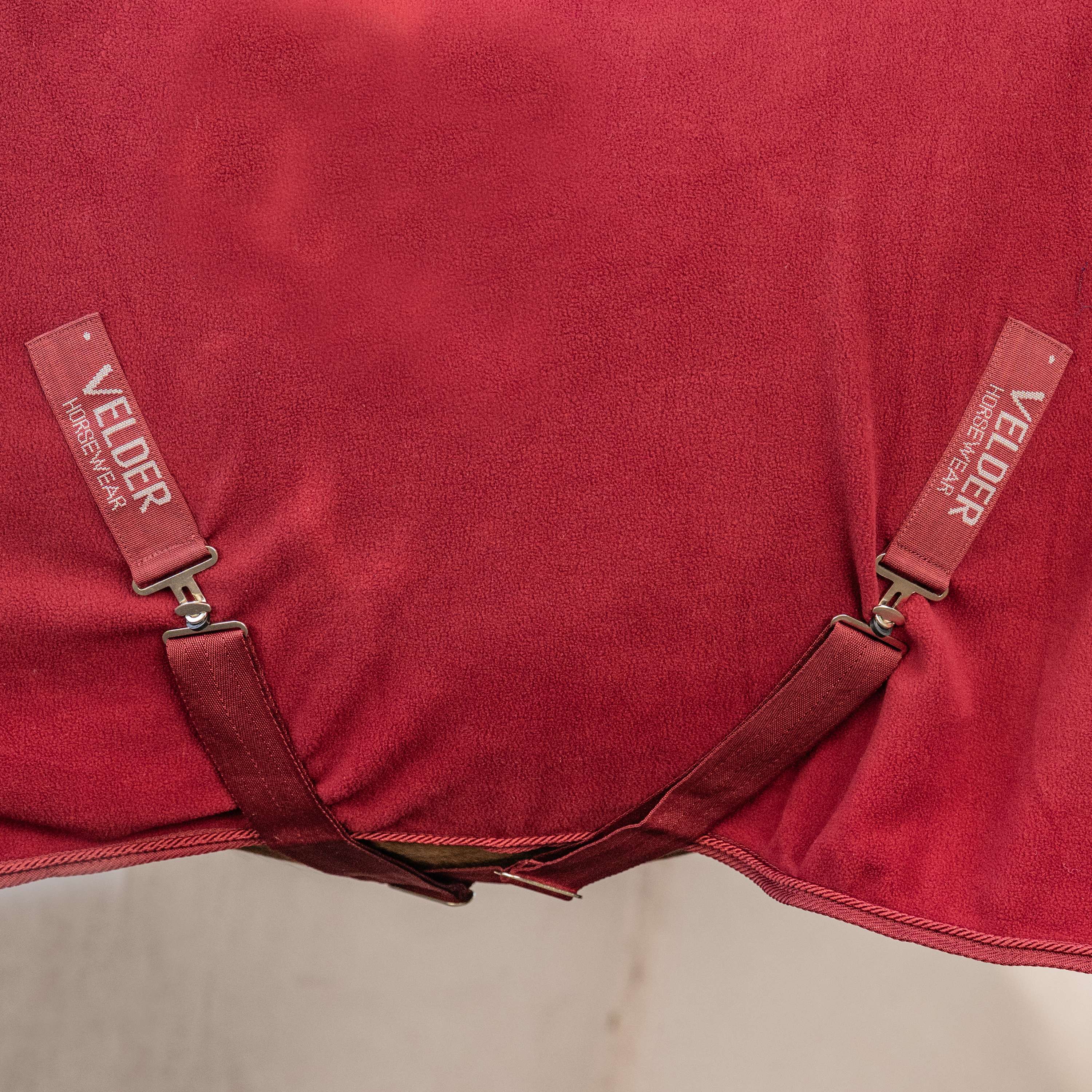 Velder Horsewear Essentials Coperta in Pile Comfy Bordeaux